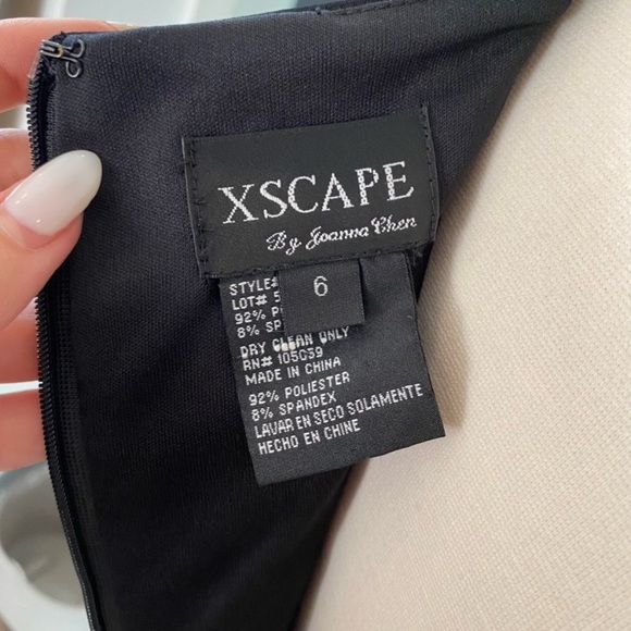 Bandage Bodycon Pleated Sheath Midi Dress By Xscape - Picture 7 of 9